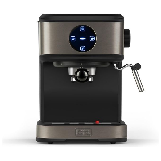 Black & Decker - Macchina Da Caffè Espresso Bxco850e-grigio Anti-impronta