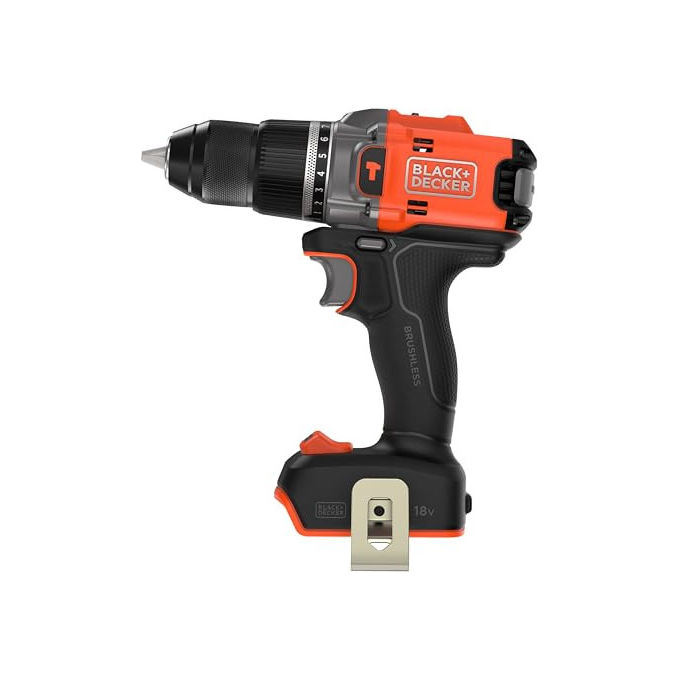 Black+decker BLD682XN-XJ Trapano Avvitatore Brushless 18V 50Nm 2 Velocita' Mandrino 13mm LED senza batteria colore Arancione Black+decker BLD682XN-XJ Trapano Avvitatore Brushless 18V 50Nm 2 Velocita' Mandrino 13mm LED senza batteria colore Arancione