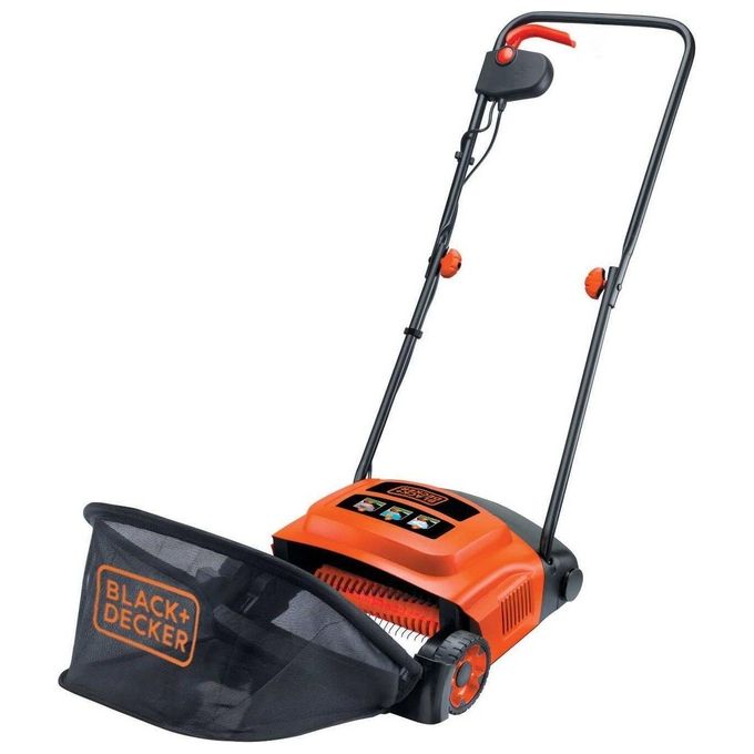 Black+Decker GD300-QS Arieggiatore Elettrico 600 W 30 cm 3 posizioni sacco 30 L colore Nero Arancione