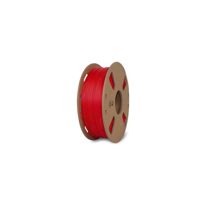 Bobina filo stampa 3D Filamento Pla 1,75 mm Rosso HP3DR PLRD