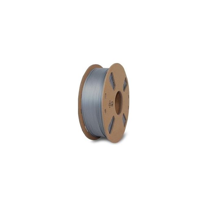 Bobina filo stampa 3D Filamento Pla 1,75 mm Silver HP3DR PLSL