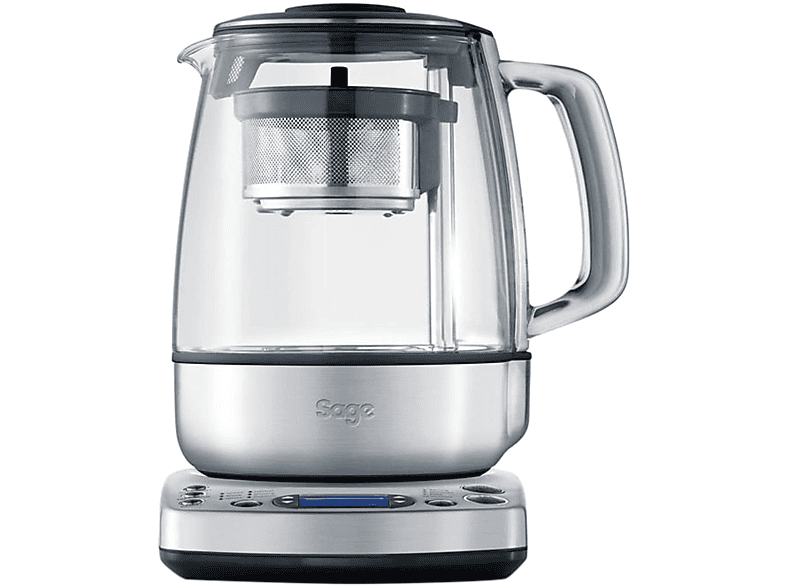 BOLLITORE E INFUSORE AUTOMATICO SAGE THE TEA MAKER, Caraffa in Vetro Schott Duran 1,5 Litri, Cestello Tè a Movimento Automatico, 2000W, Controllo Temperatura