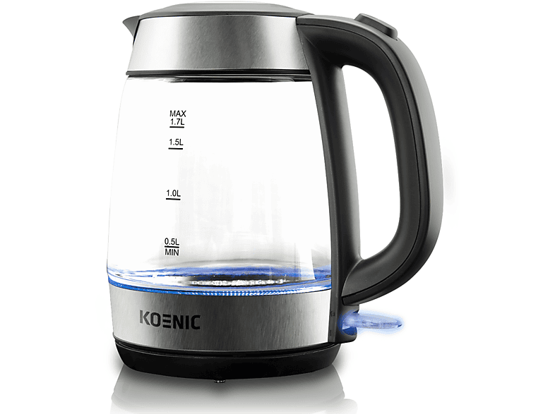Bollitore in vetro KOENIC KWK 2220, 2200W, da 1.7l