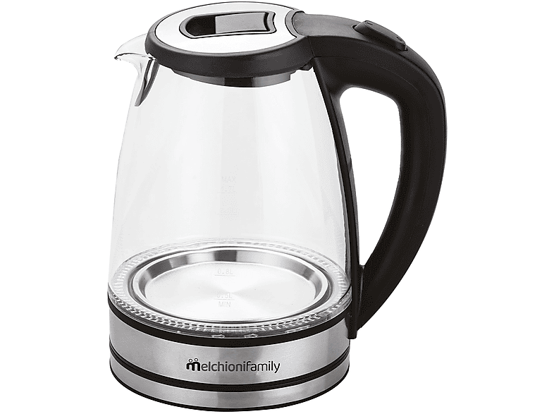 Bollitore MELCHIONI FAMILY MR BOIL, 2200W, 1.7l, con spegnimento automatico e filtro anticalcare