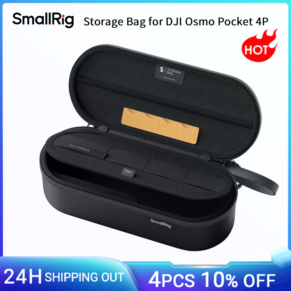 Borsa di Stoccaggio SmallRig per DJI Osmo Pocket 4P per Insta360 Luna Ultra Impermeabile Resistente all'Usura Antiurto Resistente alla Compressione -6642 Borsa di Stoccaggio SmallRig per DJI Osmo Pocket 4P per Insta360 Luna Ultra Impermeabile Resistente all'Usura Antiurto Resistente alla Compressione -6642