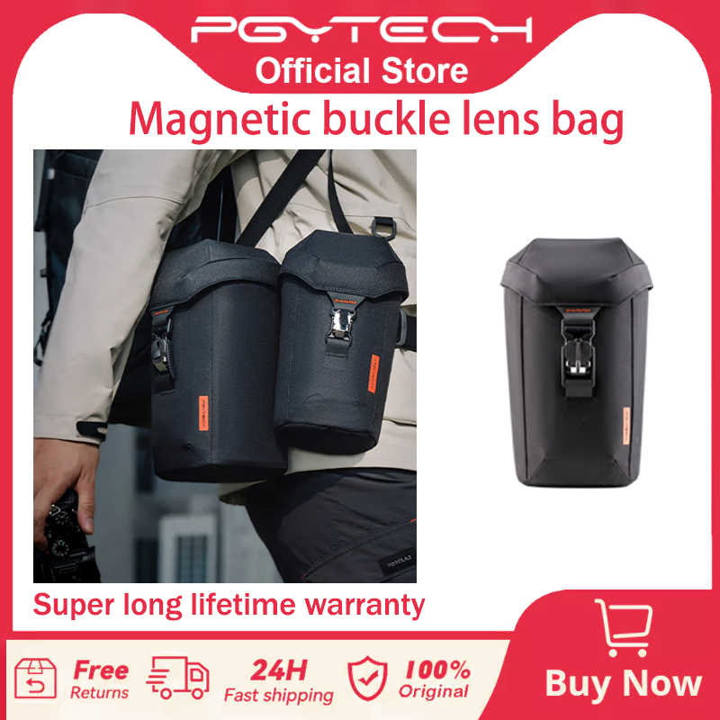 Borsa per Obiettivi PGYTECH, Borsa per Fotocamera DSLR 70200, Custodia Protettiva per Obiettivi Teleobiettivo, Adatta per Obiettivi Nikon e Canon