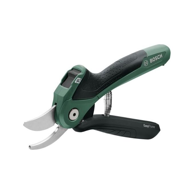 Bosch 06008B2100 EasyPrune Forbice da Potatura a Batteria 3,6V Li-Ion Power Assist 25 mm 450 tagli colore Nero Verde