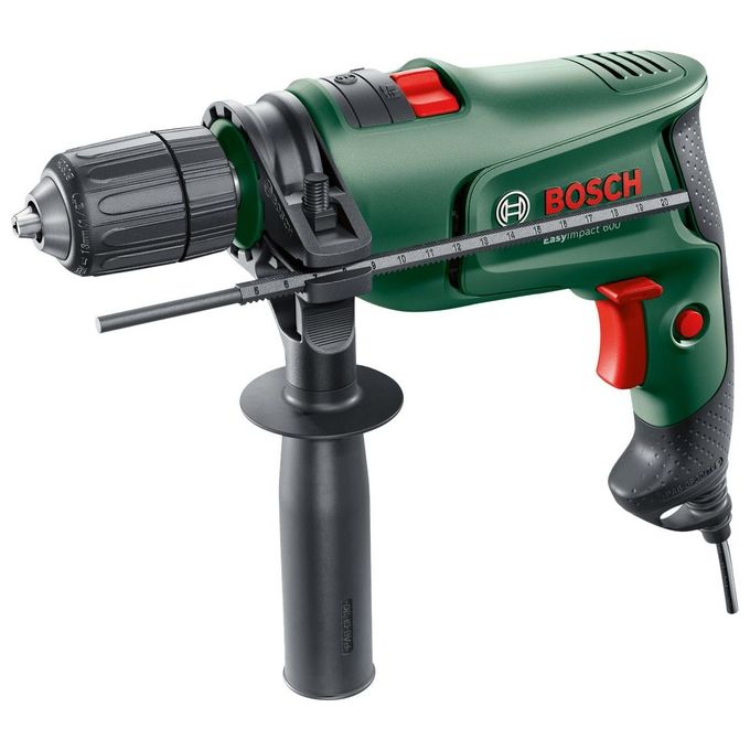 Bosch 0603133000 EasyImpact 600 Trapano a Percussione 600 W Mandrino 13 mm con Valigetta colore Verde Bosch 0603133000 EasyImpact 600 Trapano a Percussione 600 W Mandrino 13 mm con Valigetta colore Verde