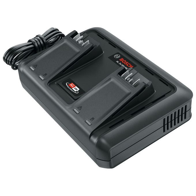 Bosch 1600A03607 Caricabatterie AL 2 x 18V-88 2 slot carica parallela 4,4 A tensione 18 V colore Nero Bosch 1600A03607 Caricabatterie AL 2 x 18V-88 2 slot carica parallela 4,4 A tensione 18 V colore Nero