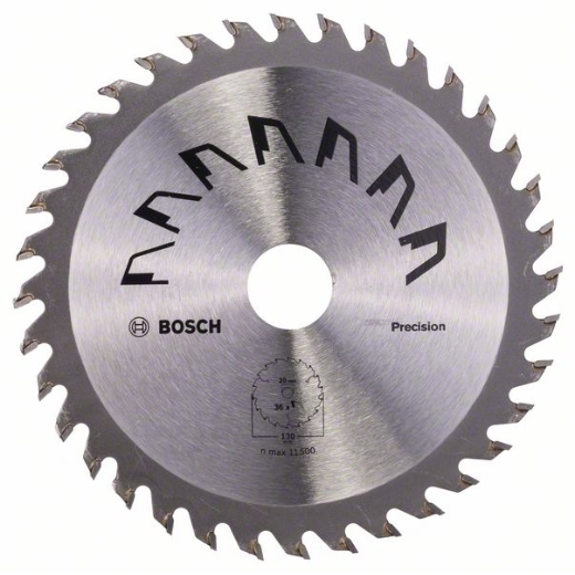 Bosch - 1x Lama Per Sega Circolare Precison (per Legno, Ø 130 X 2.5/1.5 X 20/16 Mm, 36 Denti, Atb, Con 1x Anello Di Riduzione 16 Mm, Accessori Seghe Circolari) Bosch - 1x Lama Per Sega Circolare Precison (per Legno, Ø 130 X 2.5/1.5 X 20/16 Mm, 36 Denti, Atb, Con 1x Anello Di Riduzione 16 Mm, Accessori Seghe Circolari)