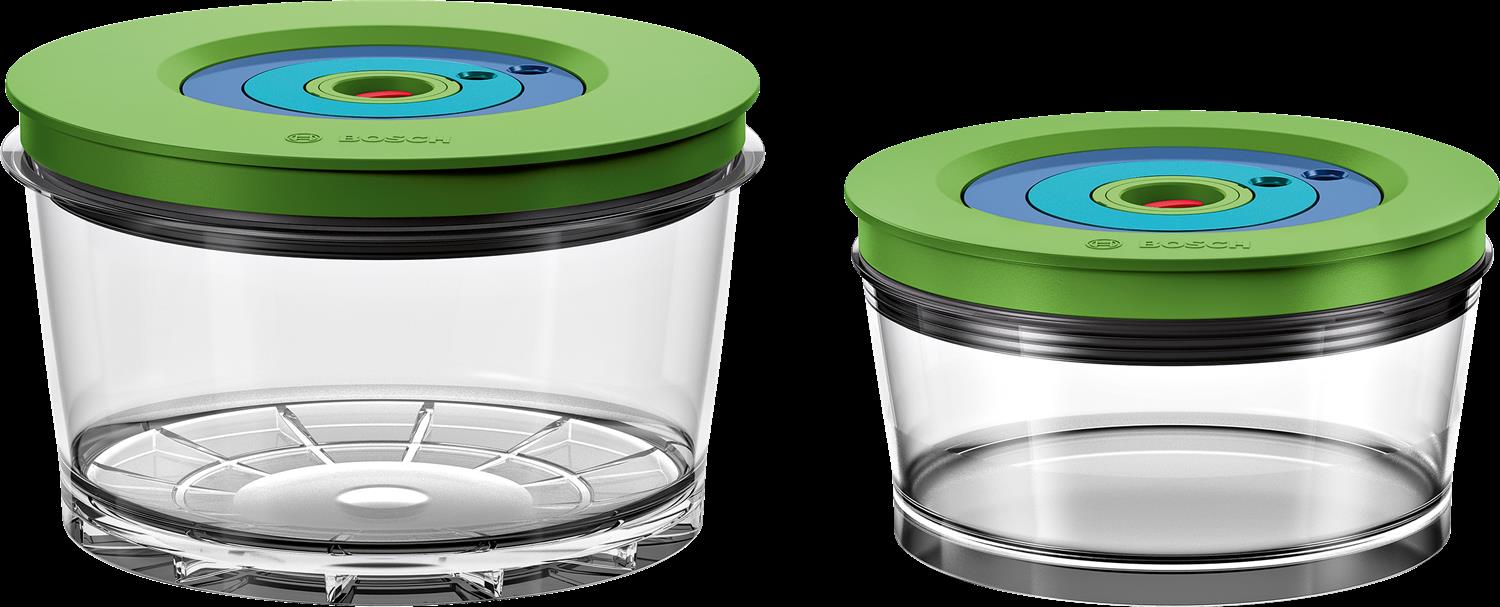 Bosch - 2 Contenitori Per Freschi Sottovuoto 1,5 Litri, 750 Ml 2 Contenitori Per Freschi Sottovuoto Mmzv0sb2
