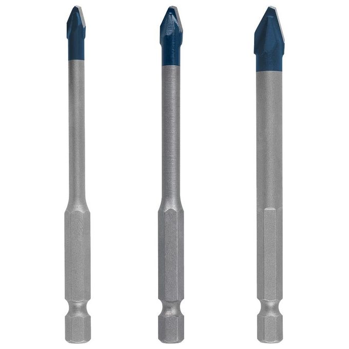 Bosch 2608900595 EXPERT Set di Punte HEX-9 HardCeramic per Piastrelle Dure e Tegole 5 6 8 mm Foratura a Secco Durata Fino a 10 Volte Superiore colore Nero Bosch 2608900595 EXPERT Set di Punte HEX-9 HardCeramic per Piastrelle Dure e Tegole 5 6 8 mm Foratura a Secco Durata Fino a 10 Volte Superiore colore Nero