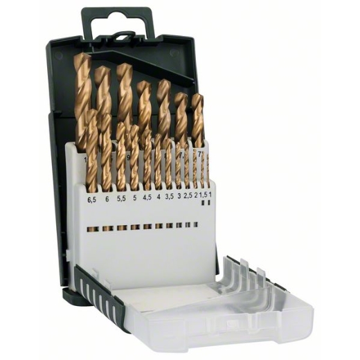 Bosch - 2609255134 - Set De Diy: 19 Bit Hss Titanio: Gripbox