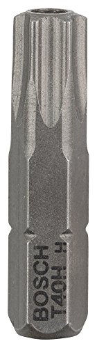 Bosch 2x Punta Avvitatore Di Sicurezza Torx Extra-dura, T40h, 25 Mm - 2608522015