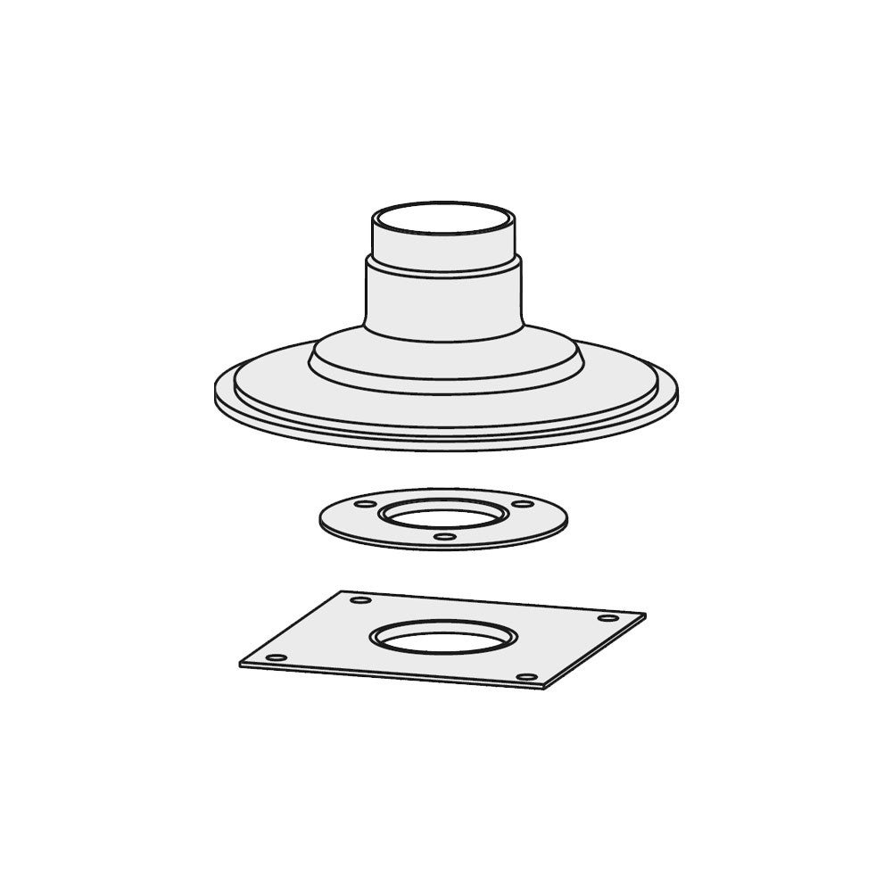 Bosch Accessori Gas Di Scarico Fc-o6080 Flangia Per Tetto Piano, 0 Gr, D:125, L: 150mm, 7738112620 Bosch Accessori Gas Di Scarico Fc-o6080 Flangia Per Tetto Piano, 0 Gr, D:125, L: 150mm, 7738112620