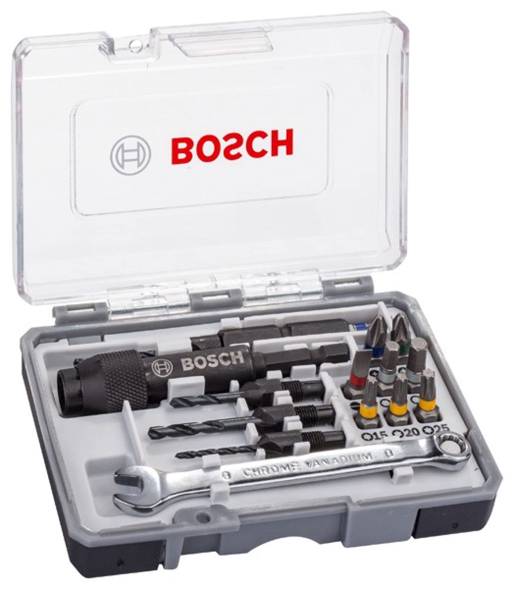 Bosch - Accessories 2607002786 Kit Inserti 20 Parti Incl. Porta Inserti Bosch - Accessories 2607002786 Kit Inserti 20 Parti Incl. Porta Inserti