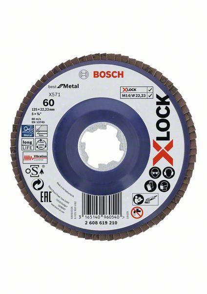 Bosch - Accessories 2608619210 Disco A Lamelle Diametro 125 Mm Ø Foro 22.23 Mm 1 Pz. Bosch - Accessories 2608619210 Disco A Lamelle Diametro 125 Mm Ø Foro 22.23 Mm 1 Pz.