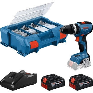 BOSCH-B TRAPANO C/PERC GSB 18V-65 BRUSHLESS+2 BATT