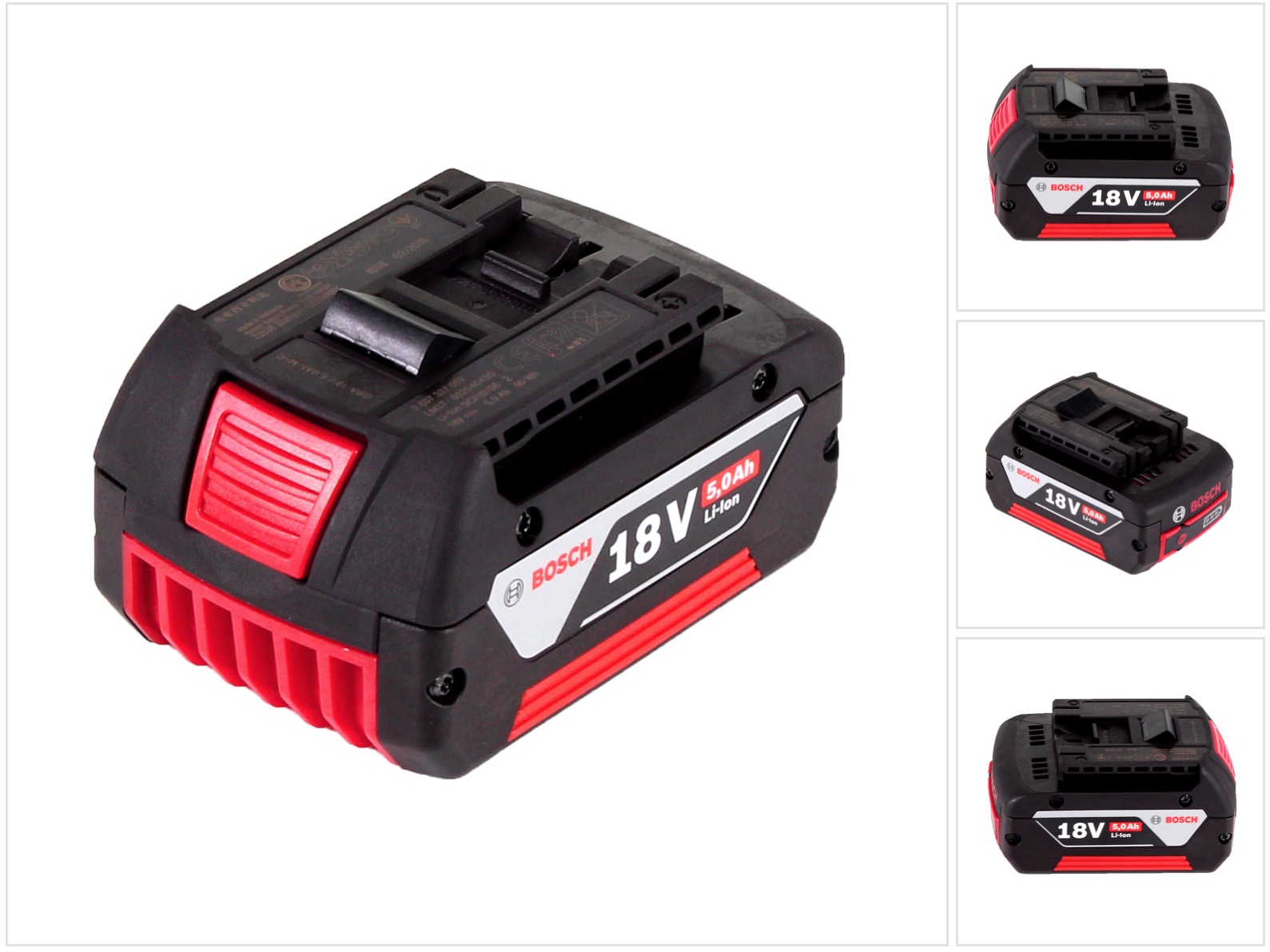 Bosch Batteria Li-ion 18v 5 Ah Nera Duratura Bosch Batteria Li-ion 18v 5 Ah Nera Duratura