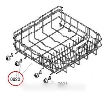 Bosch - Cesto Inferiore Da Solo Per 00474385 Lavastoviglie