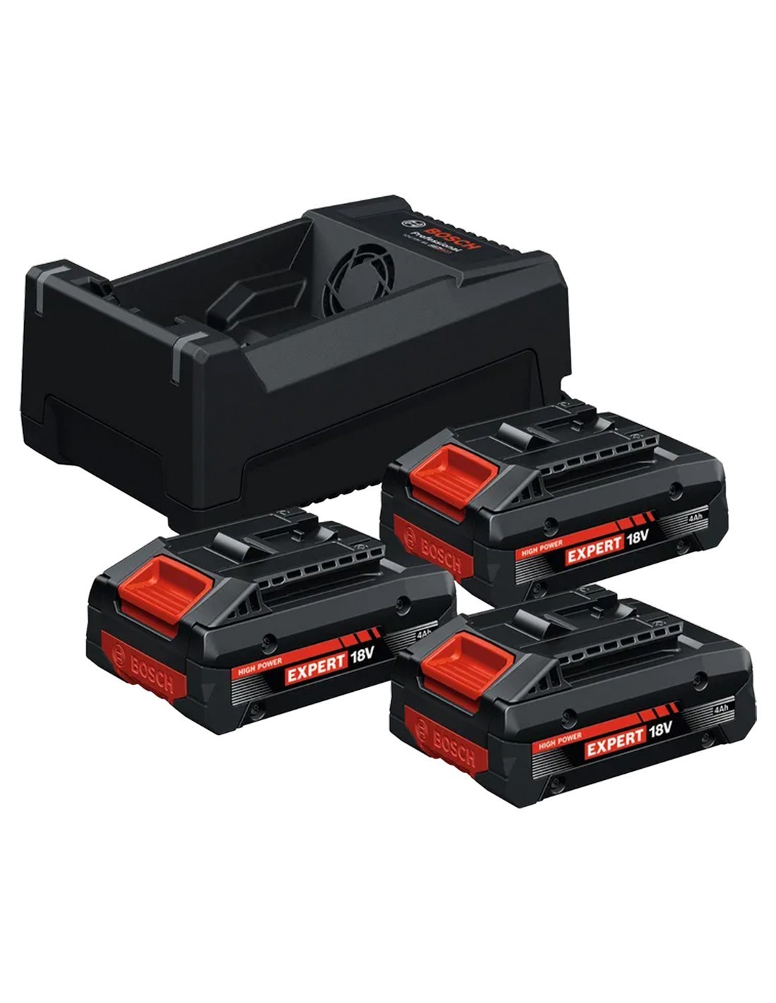 Bosch Expert Kit 3 Batterie 4 Ah Tabless 18v Exba 18v-40 + Gal 12v/18v-80