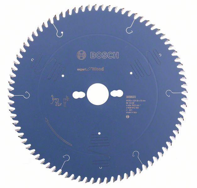 Bosch - Expert Per Lama Circolare Per Legno Ø30mm - 250 X 30 X 2,5 Mm, 80 - 2 608 642 500