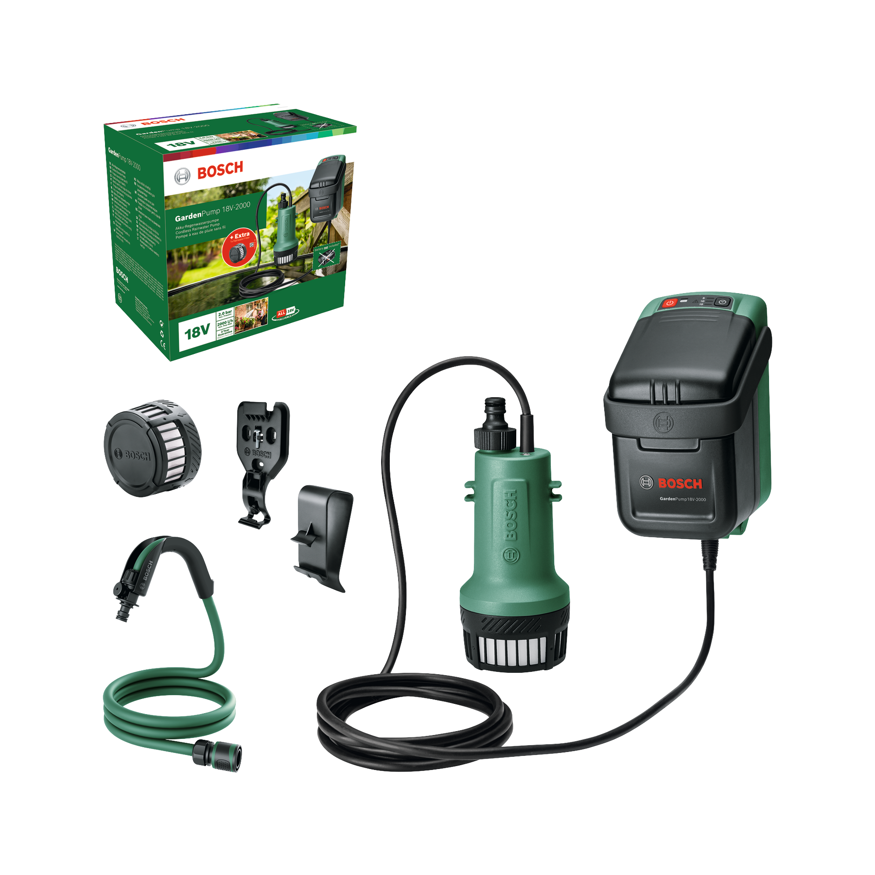 Bosch Gardenpump 18v-2000