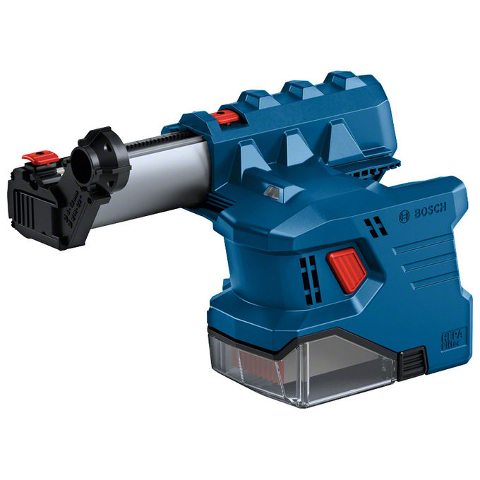 Bosch GDE18V12 Professional Sistema di gestione della polvere per martelli perforatori diametro max 10 mm filtro HEPA colore Blu Bosch GDE18V12 Professional Sistema di gestione della polvere per martelli perforatori diametro max 10 mm filtro HEPA colore Blu