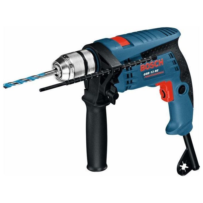 Bosch GSB13RE Trapano a Percussione 600 W 13 mm con Mandrino Autoserrante e Controllo Velocita' Variabile colore Nero Bosch GSB13RE Trapano a Percussione 600 W 13 mm con Mandrino Autoserrante e Controllo Velocita' Variabile colore Nero