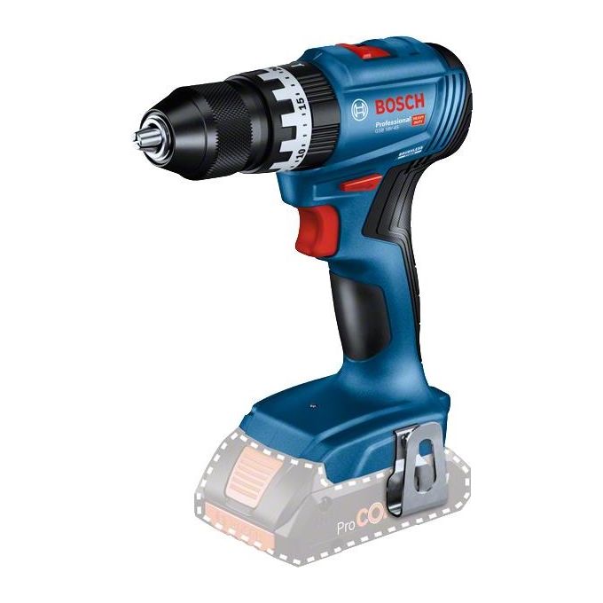 Bosch GSB18V-45 Professional Trapano Avvitatore a Percussione 18V 45 Nm 1900 giri-min mandrino 13 mm colore Azzurro Bosch GSB18V-45 Professional Trapano Avvitatore a Percussione 18V 45 Nm 1900 giri-min mandrino 13 mm colore Azzurro