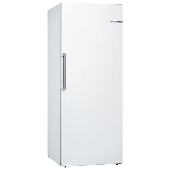 BOSCH GSN54AWDV Congelatore verticale, Capacità netta 328 l, dimensioni: L 70 cm, A 176 P 78 Rumorosità 38 dB(A), 5 cassetti, Bianco, Classe D