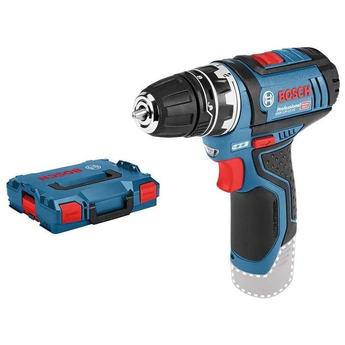 Bosch GSR 12V-15 FC Professional Trapano Avvitatore a Batteria 12V 30 Nm 2 velocita' Flexi-Click senza batteria colore Nero Blu Bosch GSR 12V-15 FC Professional Trapano Avvitatore a Batteria 12V 30 Nm 2 velocita' Flexi-Click senza batteria colore Nero Blu