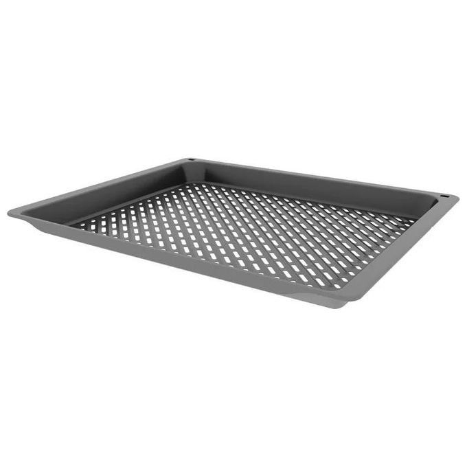 Bosch HEZ629070 Teglia Air Fry e Grill in Acciaio Smaltato Lavabile in Lavastoviglie per Forni Standard e Compatti (45.5x37.5x3.4 cm) colore Nero Bosch HEZ629070 Teglia Air Fry e Grill in Acciaio Smaltato Lavabile in Lavastoviglie per Forni Standard e Compatti (45.5x37.5x3.4 cm) colore Nero