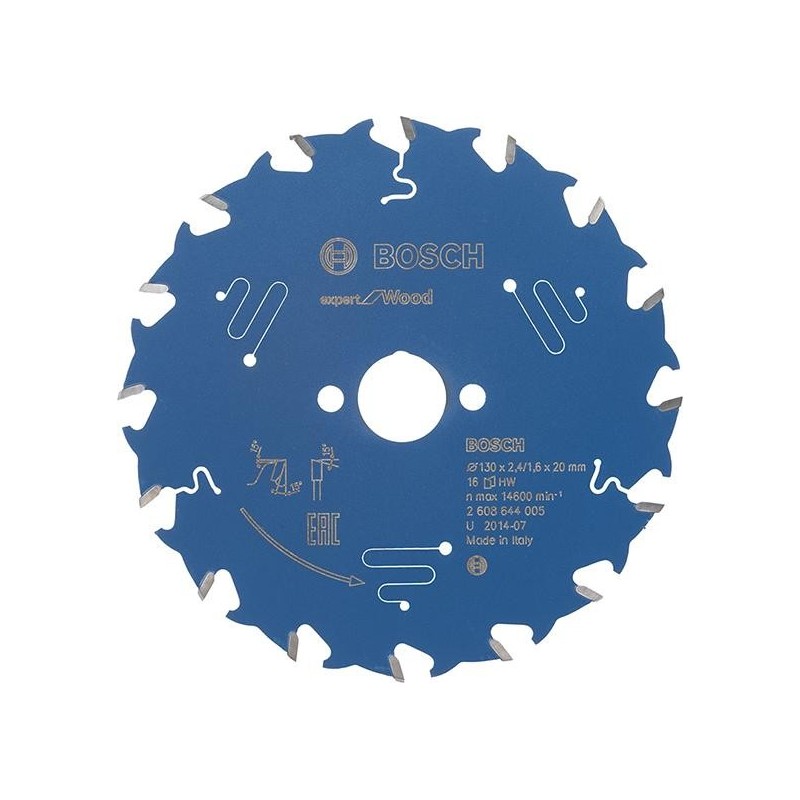 Bosch - Lama Per Sega Circulaire.expert W 130x2,4x20mm Z16 W Bosch - Lama Per Sega Circulaire.expert W 130x2,4x20mm Z16 W