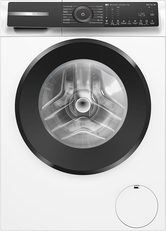 Bosch - Lavatrice Serie 6 Wgh24400it 9kg 1400g/m Classe A-bianca