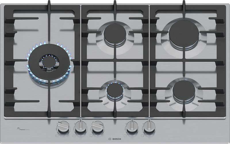 Bosch - Piano Cottura A Gas Pcs7a5i90 75 Cm-inox