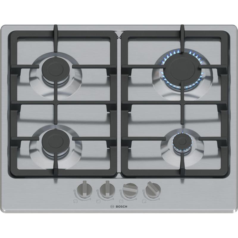 Bosch - Piano Cottura A Gas Pgp6b5k90 58,2 Cm-inox