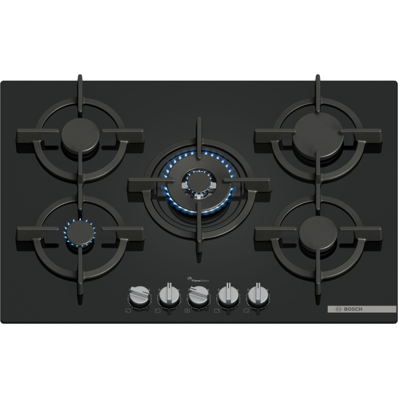 Bosch - Piano Cottura A Gas Ppq7a6i15 75,2 Cm-nero