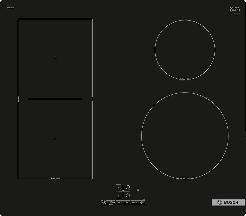 Bosch - Piano Cottura Induzione Pvs61rbb5e 59,2 Cm-nero