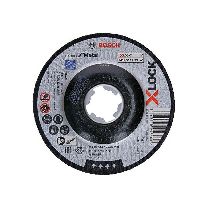 Bosch Pro Metal X-lock Disco Da Taglio 115x2,5x22,23 Mm - 2608619256