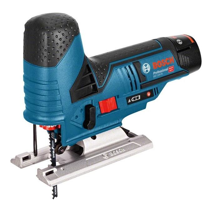 Bosch Professional 06015A1005 GST 12V-70 Seghetto alternativo 12V Sistema con 2 batterie 3.0Ah caricabatteria GAL 1230 CV e accessori colore Nero Bosch Professional 06015A1005 GST 12V-70 Seghetto alternativo 12V Sistema con 2 batterie 3.0Ah caricabatteria GAL 1230 CV e accessori colore Nero
