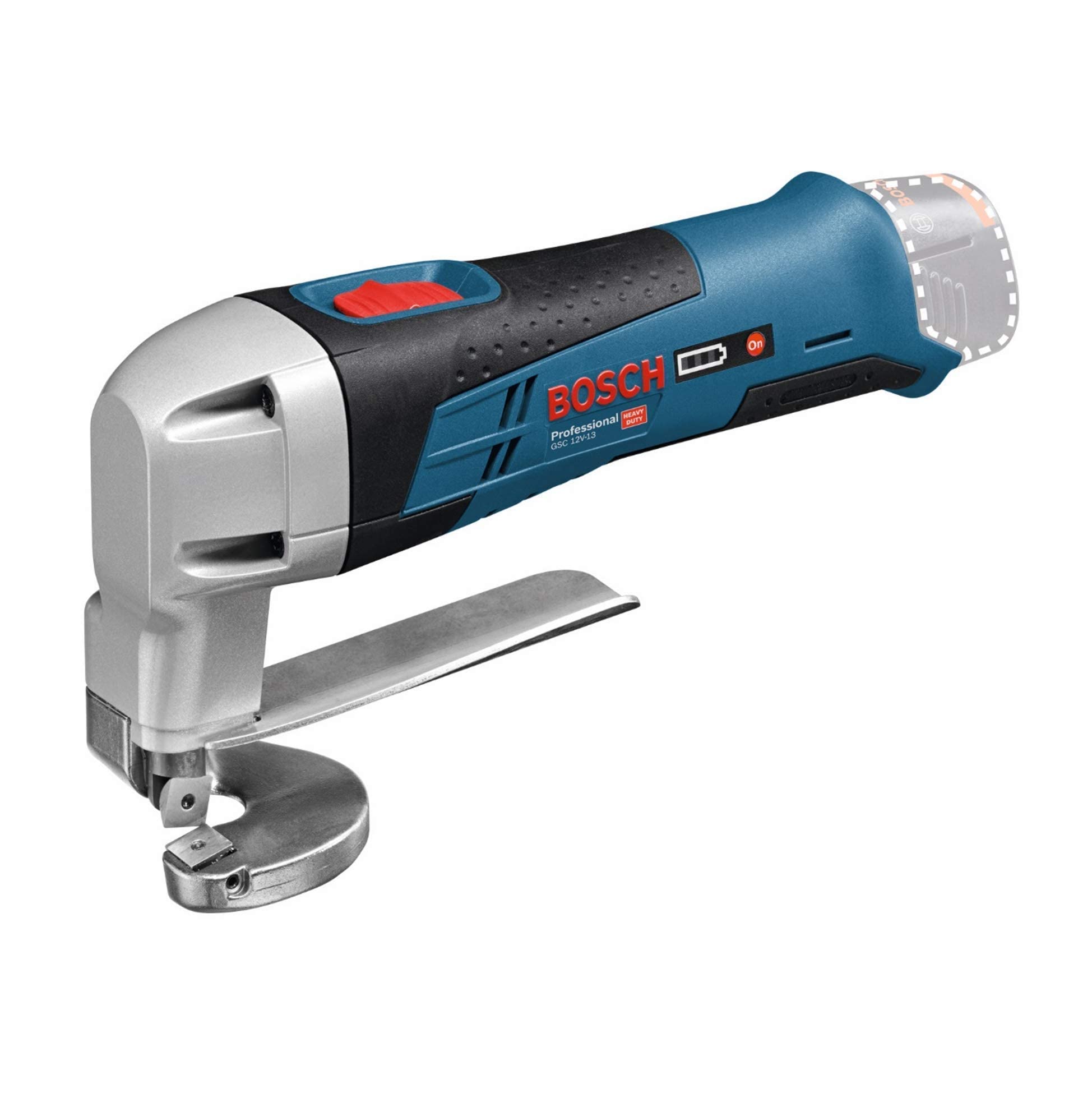 Bosch Professional 0601926105 Bosch Gsc 12 V Cesoia, Solo Utensile (batteria, Caricabatterie E Kit Non Inclusi)