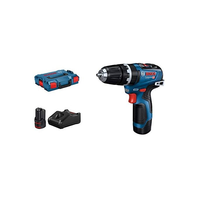 Bosch Professional 06019J9000 GSB 12V-35 Trapano-avvitatore con Percussione Brushless 26250 colpi min 1750 giri min 2 batterie 3 0 Ah GAL 12V-40 in L-BOXX colore Nero Bosch Professional 06019J9000 GSB 12V-35 Trapano-avvitatore con Percussione Brushless 26250 colpi min 1750 giri min 2 batterie 3 0 Ah GAL 12V-40 in L-BOXX colore Nero