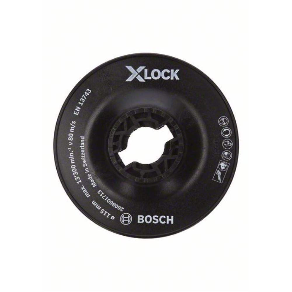 Bosch - Professional 2608601713 Platorello Duro, X-lock, Ø115 Mm