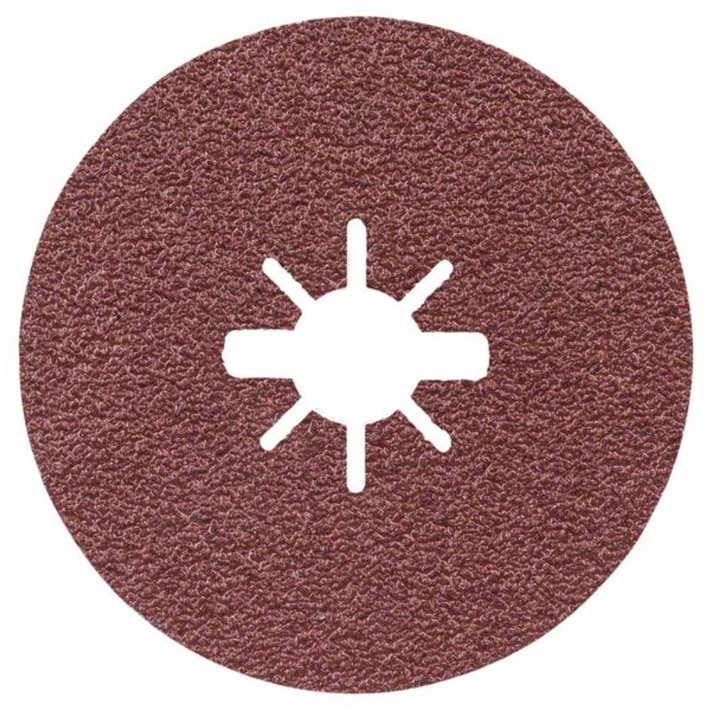 Bosch Professional 2608619166 Disco Abrasivo In Fibra, Per Metallo, X-lock, R444, Ø115 Mm, Grana 36, Diametro Ø: 22.23 Mm Bosch Professional 2608619166 Disco Abrasivo In Fibra, Per Metallo, X-lock, R444, Ø115 Mm, Grana 36, Diametro Ø: 22.23 Mm