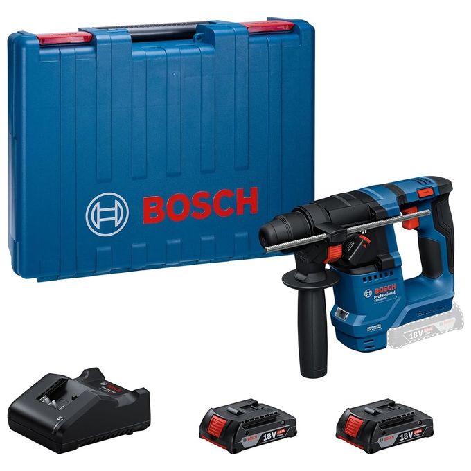 Bosch Professional GBH 18V-18 Tassellatore a batteria SDS plus Brushless 0611927001 antivibrazione 1.5 J colore Blu Bosch Professional GBH 18V-18 Tassellatore a batteria SDS plus Brushless 0611927001 antivibrazione 1.5 J colore Blu