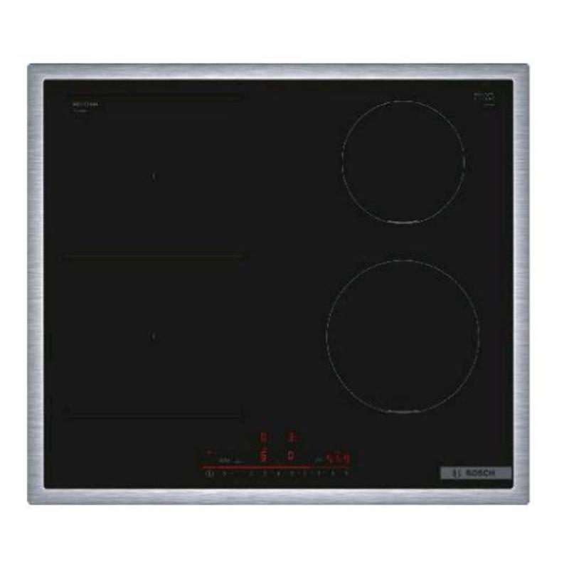 BOSCH PVS645HB1E PIANO COTTURA A INDUZIONE, 4 zone di cottura, dimensioni: L 58,3 cm, P 51,3 piano in Vetroceramica, Nero