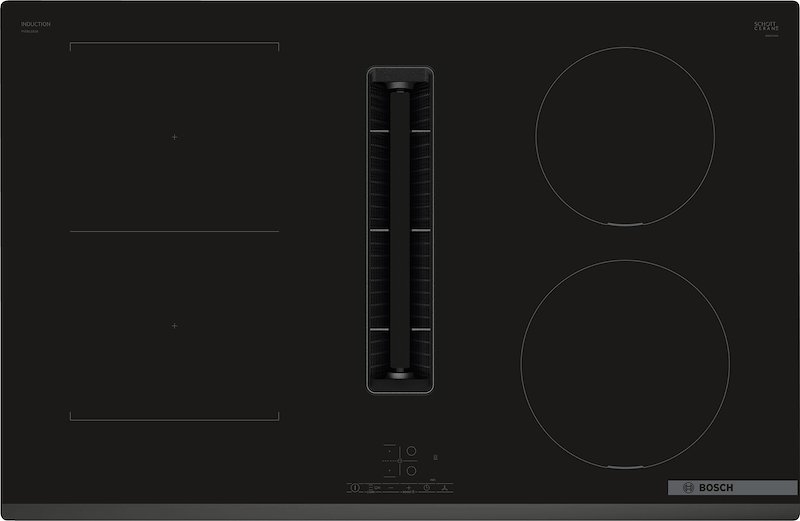 BOSCH PVS831B16E PIANO COTTURA A INDUZIONE, 4 zone di cottura, dimensioni: L 80,2 cm, P 52,2 piano in Vetroceramica, Nero