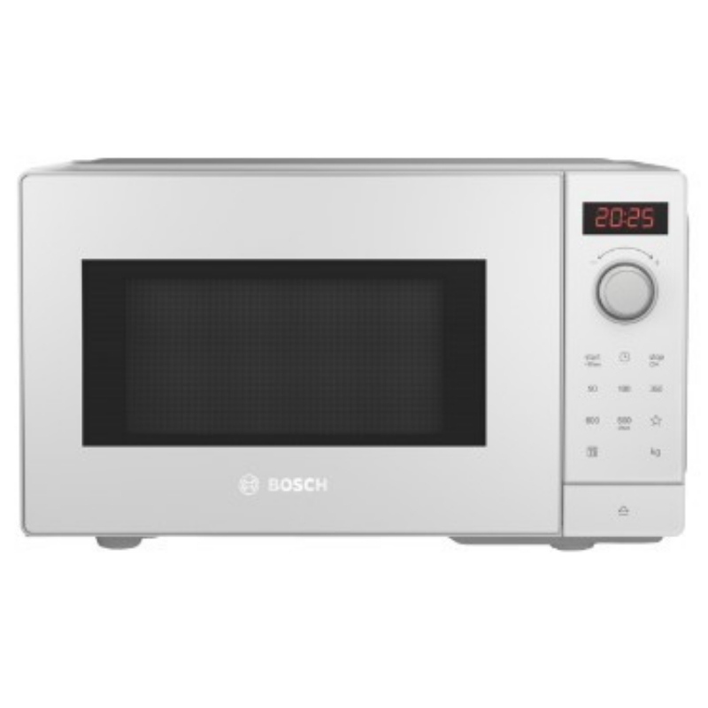 Bosch serie 2 ffl023mw0 forno a microonde superficie piana solo microonde 20 l 800 w bianco