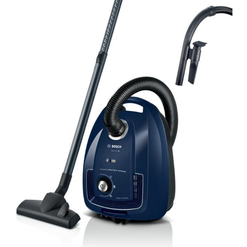 Bosch serie 4 bgd38bu2 aspirapolvere a traino 4 l aspiratore a cilindro secco 600 w sacchetto per la polvere